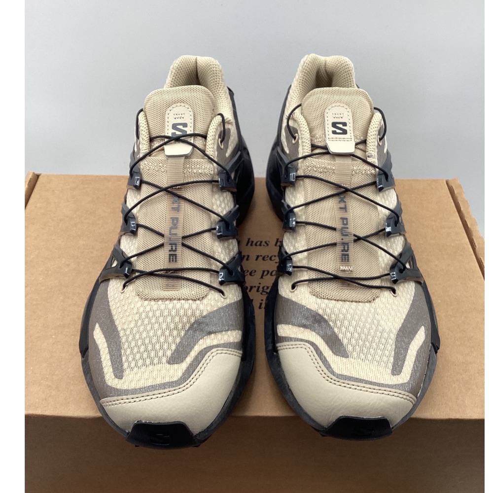 Salomon XT-PURE Mens Sneakers Safari Black Trail Running Shoes L47444800
